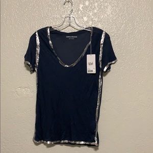 Zadig and Voltaire Marine T Shirt